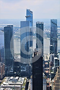 New York, United States - Panoramic view on Manhattan seen from the Empire State Building