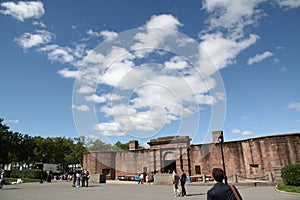 New York,USA- June 16,2018:Castle Clinton in Battery Park New Yo