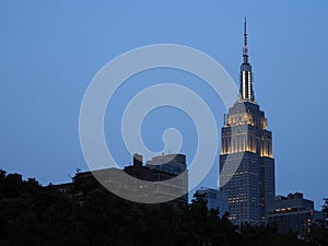 Empire State at dusk