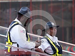2 Times Square Alliance Public Safety Officers.