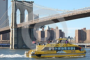 New York Water Taxi at the Brooklyn Bridge