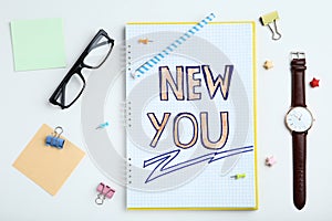 New you in notepad