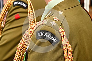 New Zealand army Lieutenant Colonel rank insignia photo