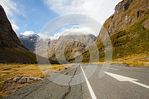 New Zealand Fiordland Mountain Landscape