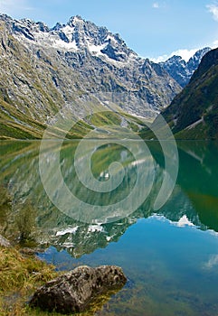 New Zealand Lake Gunn Reflection