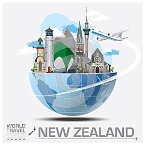 New Zealand Landmark Global Travel And Journey Infographic