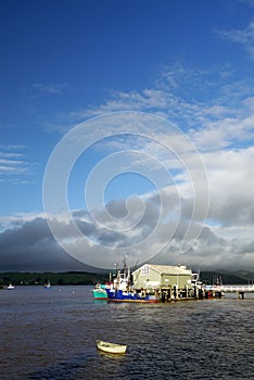 New Zealand: Mangonui fishing boat wharf