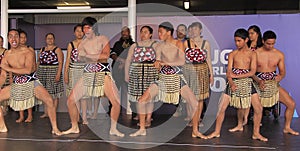 New Zealand Maori perform Haka War dance