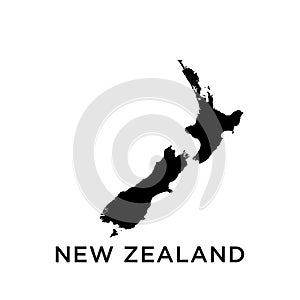 New Zealand map icon vector trendy