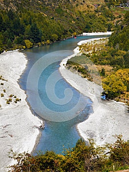 New Zealand, Mountains River, Queenstown Landscape