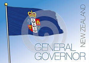 New Zealand official flag of the NZ General Governor