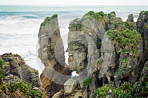 New Zealand pancake rocks