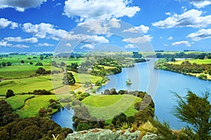 New Zealand picturesque landscape