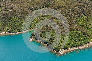 New Zealand`s Abel Tasman Coastline, South Island, New Zealand