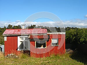 New Zealand shack.