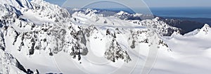 New Zealand snow mountains