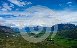 New Zealand Valley Landscape