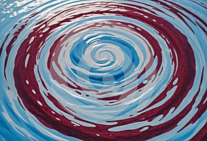 A newage white background with blue waves