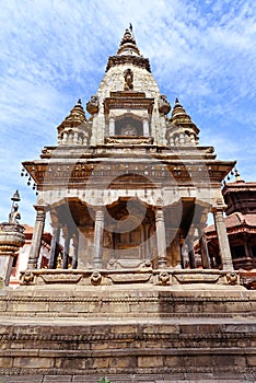 Newari temple in Bhaktapur, Nepal