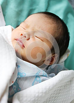 Newborn Asian baby girl