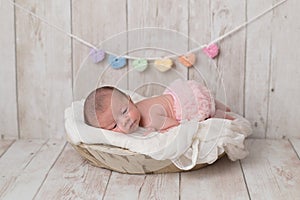 Newborn Baby Girl Wearing Tutu Bloomers