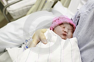 Newborn Baby in The Hospital