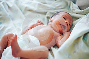 newborn baby in prenatal hospital