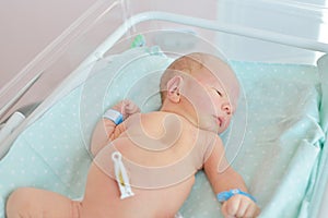 Newborn baby in prenatal hospital