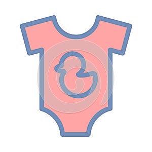 Newborn Baby Romper Jumpsuit Vector