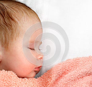 Newborn baby sleeping