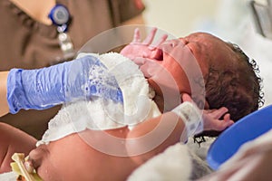 Newborn bath