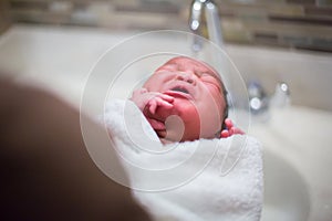 Newborn bath