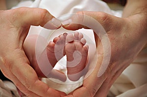 Newborn & Dad, Hands & Feet