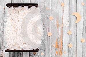 Newborn digital backdrop - wooden planks