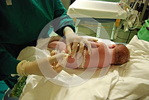 Newborn: first injection