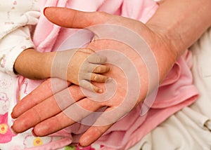 Newborn hand