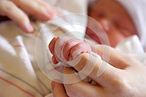 Newborn with Mom