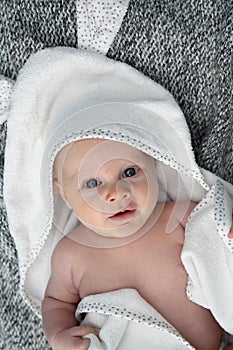 Newborn. Portrait of a child