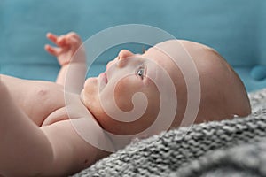 Newborn. Portrait of a child