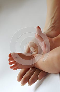 Newborn's feet