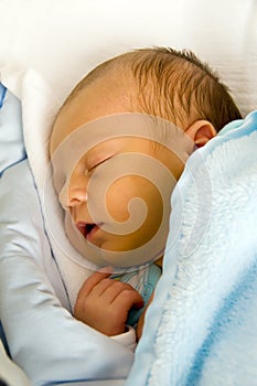 Newborn sleeping photo