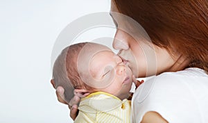 Newborn sleeping child