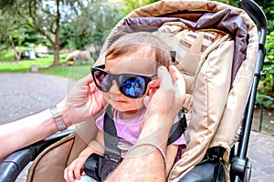 Newborn sun glasses
