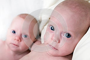 Newborn twins