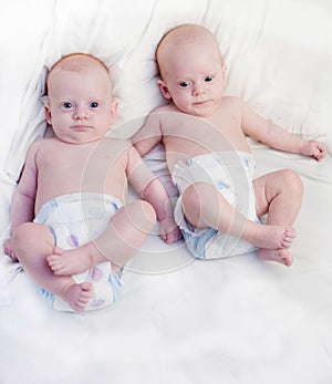 Newborn twins