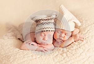 Newborn twins