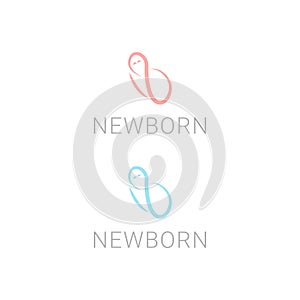 Newborn vector logo icon template 2