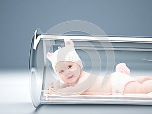 Newborn in vitro tube