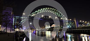 Newcastle Gateshead Quayside Night