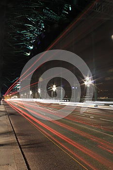 Newcastle / Gateshead Tyne Bridge Light Trails